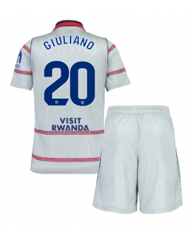 Billige Fotballdrakt Atletico Madrid Giuliano Simeone #20 Replika Tredjedraktsett Barn 2026-27 Kortermet (med bukser)